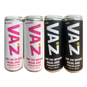 VAZ THC Beverage Variety Pack (Limón & Pink Limón)